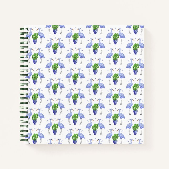 Grue de la Chinoiserie et Carnet spiral de Monster (Devant)