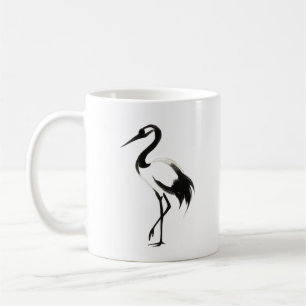 Grue d'encre - Zen Coffee Mug