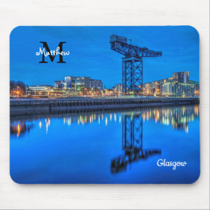 Grue Finnieston, tapis de souris Glasgow