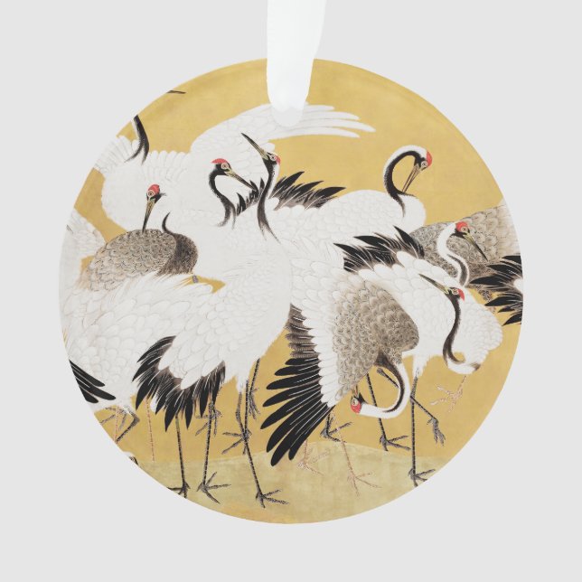 Grues d'horloges japonaises Vintage Bird Rich Clas (devant)
