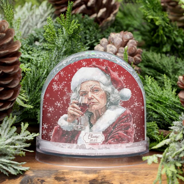 Grumpy Aging Female Friend Snow Globe (Hiver)