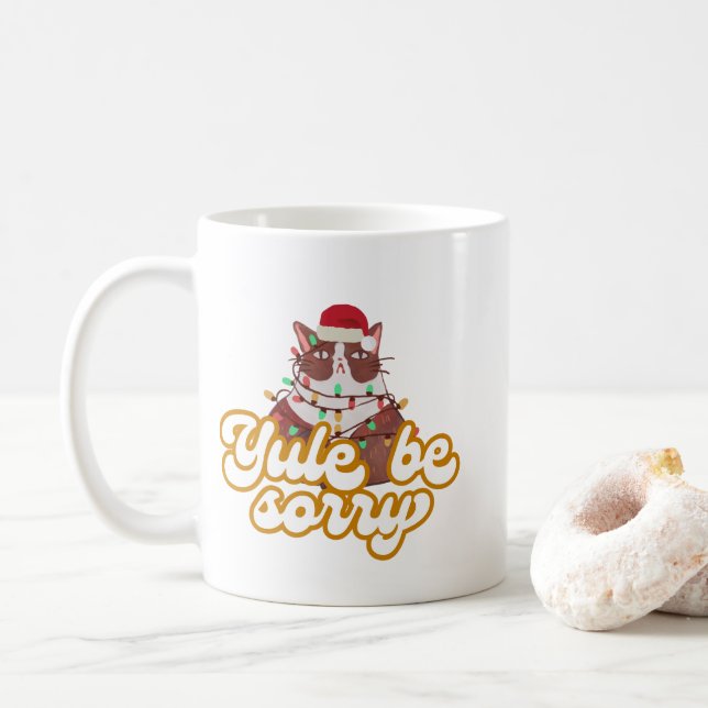 Grumpy Cat Café Mug (Avec donut)