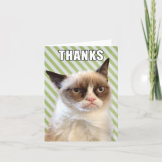 Grumpy Cat™ Carte de remerciements