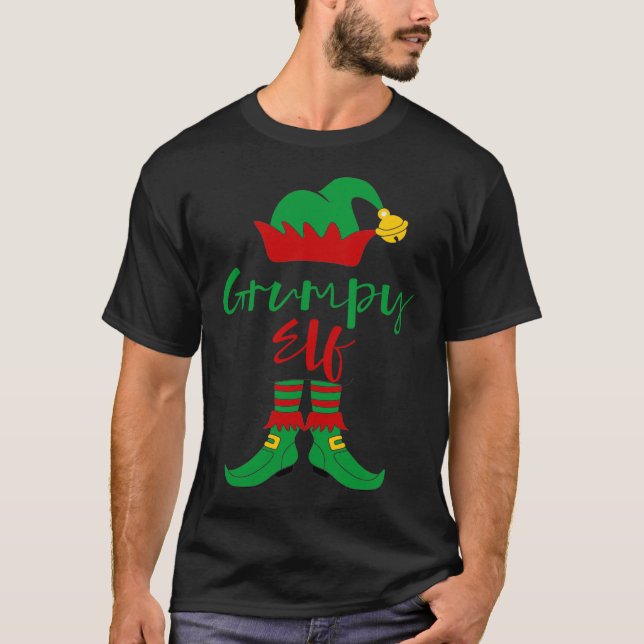 Grumpy Elf Classic T-Shirt (Devant)