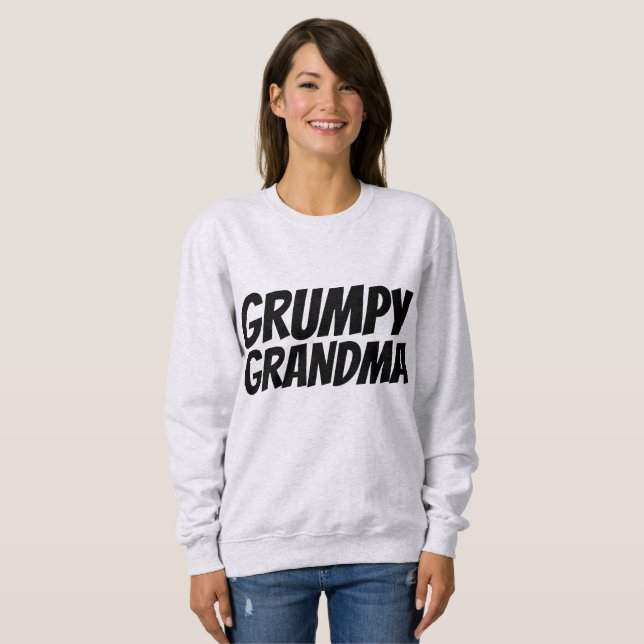 GRUMPY GRANDMA Drôle T-shirts (Devant entier)