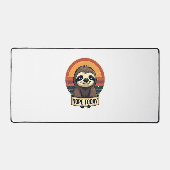 Grumpy Sloth Vintage Funny Retro Shirt Design (Recto)