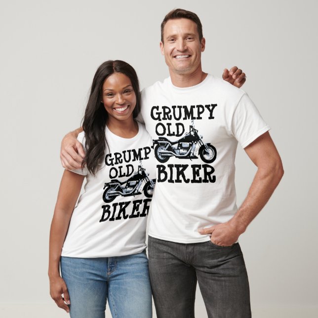 GRUMPY VIEUX BIKER, T-shirts moto (Unisexe)