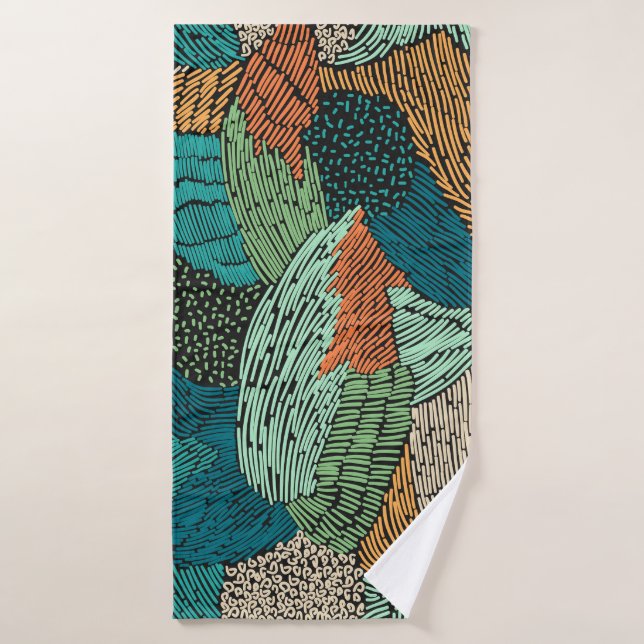 Grunge Abstrait : Conception Motif transparente. (Serviette de bain)