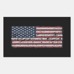 Grunge American Flag - Autocollants patriotiques