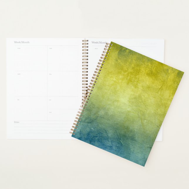 Grunge Colors - Yellow & Blue (Devant avec enveloppe)