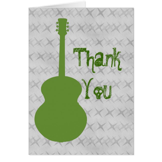 Grunge de guitare verte (Devant)