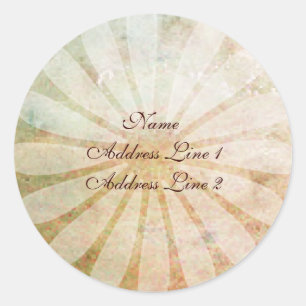 Grunge Parchment Étiquettes de adresse