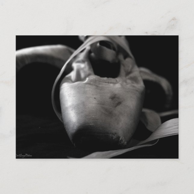 Grunge Pointe (Ballet) Chaussures Carte postale (Devant)