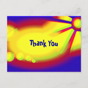 grunge pop art abstrait merci carte postale