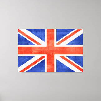 Grunge Royaume-Uni Drapeau toile Imprimer