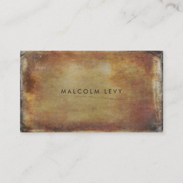 Grunge Rustic Mens Masculine Cartes de visite (Devant)