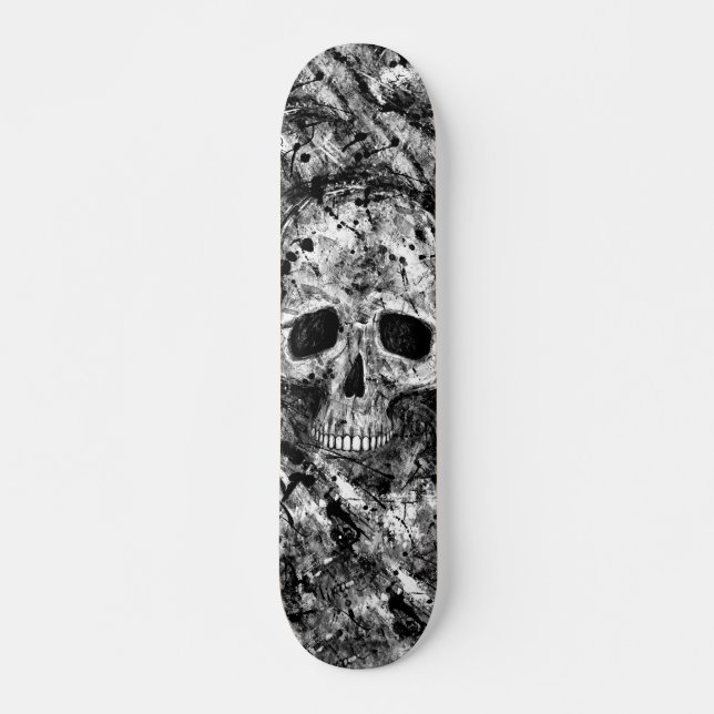 Grunge Skull Skateboard (Devant)