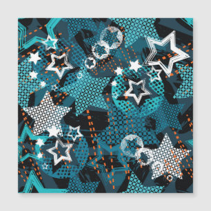 Grunge star motif, design pour enfants ludique.