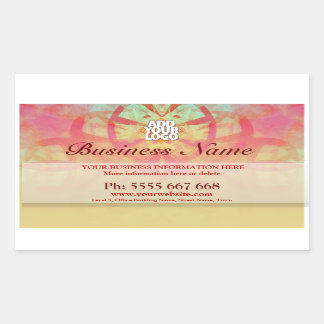 Grungy Art Abstact avec Logo Stickers Business