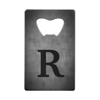 Grungy monogramme noir et gris