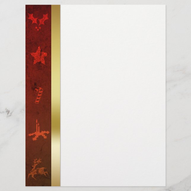 Grungy Vintage Gold Christmas (Devant)