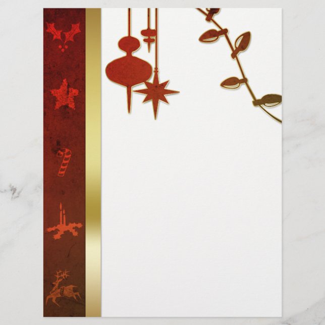 Grungy Vintage Gold Christmas (Devant)