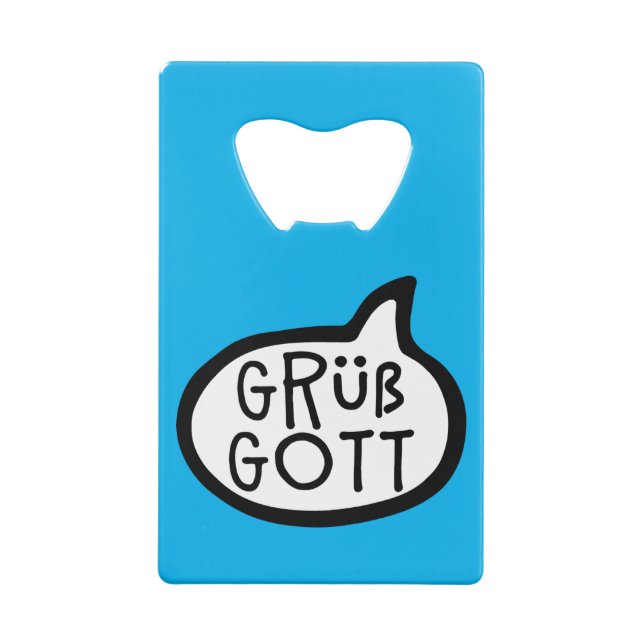 Grüß Gott Allemand Bavarois Hello Discours Bubble (Dos)