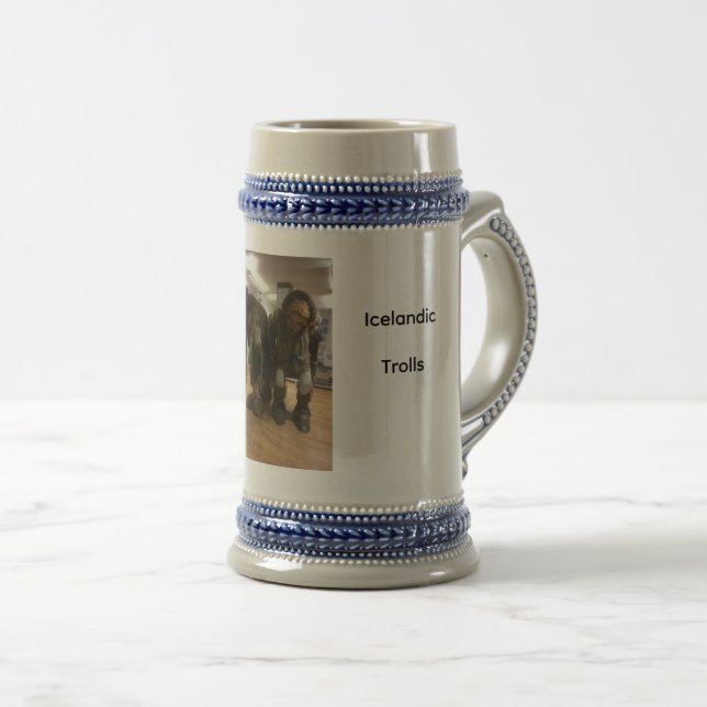 Grýla and  Leppalúði beer mug (Devant droit)