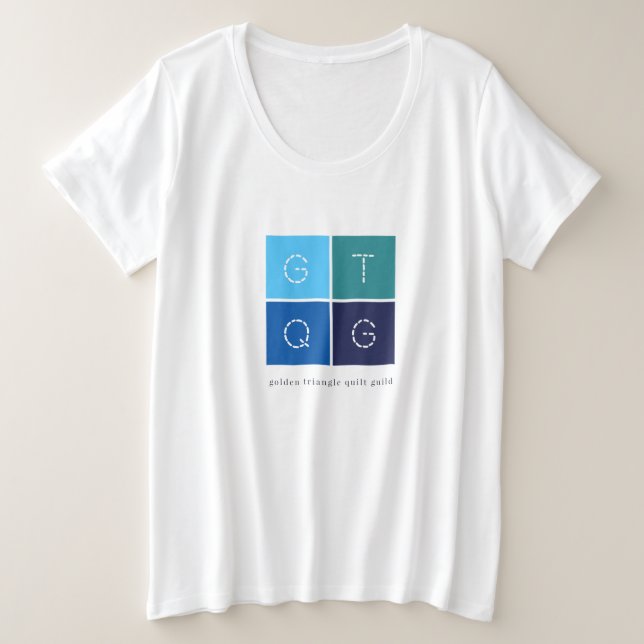 GTQG Womens Plus tee de base (Design devant)