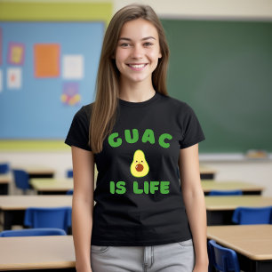 Guac Est La Vie T-shirt Amusant Nourriture