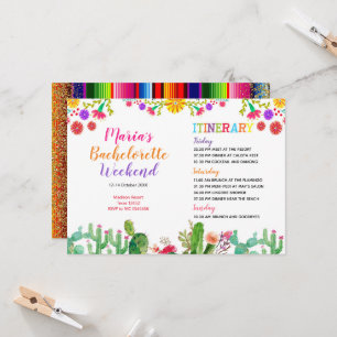 GUACAMOLE CACTUS Week-end Itinéraire Invitation