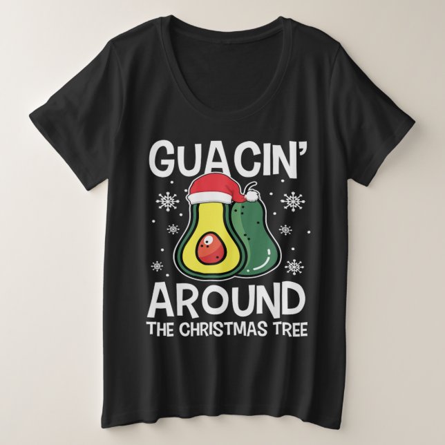 Guacin De Noël Autour De L'Arbre Avocado Xmas (Design devant)
