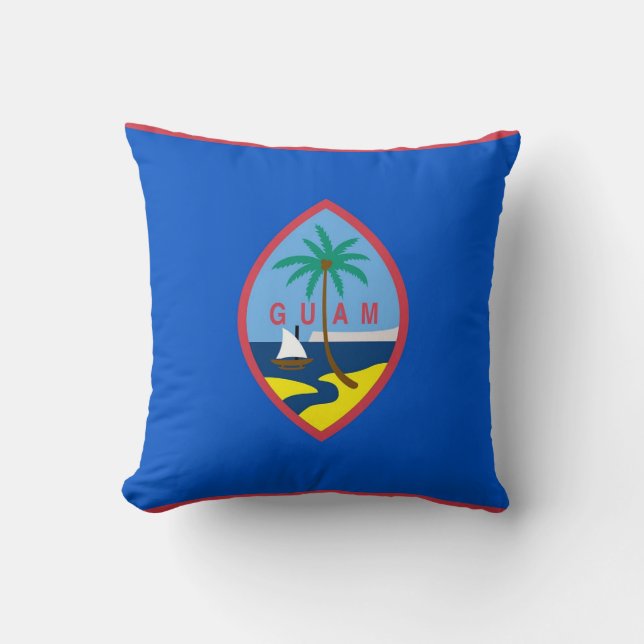 Guam Drapeau américain MoJo Coussin (Recto)