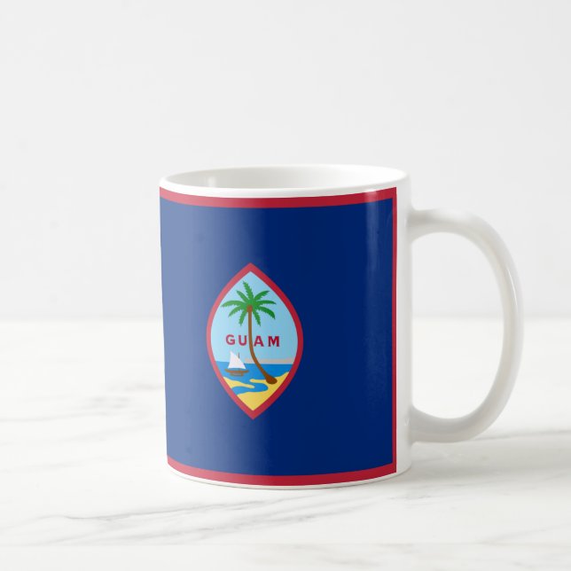 Guam Drapeau en céramique Mug (Droite)