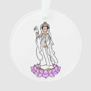 Guan Yin Bodhisattva sur Lotus