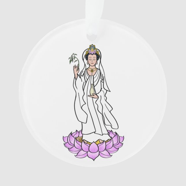 Guan Yin Bodhisattva sur Lotus (devant)