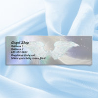 Guardian Angel Feather Mini Carte de visite