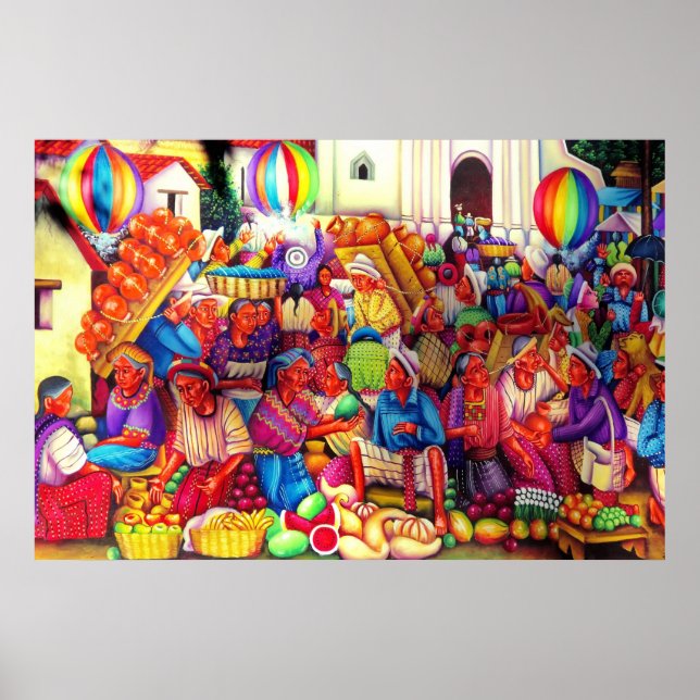 Guatemala Art Poster (Devant)