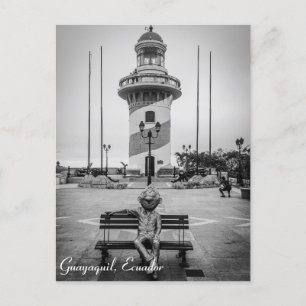 Guayaquil, Equateur Cerro Père Noël Ana Carte post