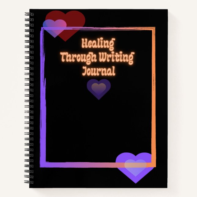 Guérir par l'écriture Carnet Spiral (Devant)