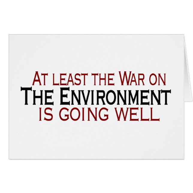 Guerre sur l'environnement (Devant horizontal)