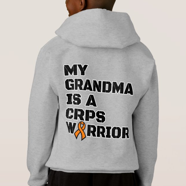 Guerrier/Bloc/Grand-mère...Sweat - shirt à capuche (Dos)