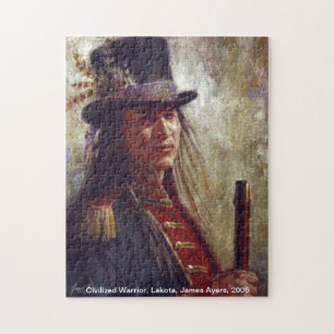 Guerrier civilisé, puzzle de Natif américain