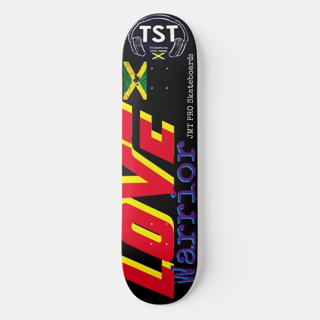 GUERRIER DE L'AMOUR  8 1/2" Planche de Skateboard (Recto)