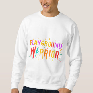 Guerrier de terrain de jeu Sweatshirt blanc hommes