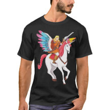 Guerrier d'Imaginaire sur T-shirt Unicorn