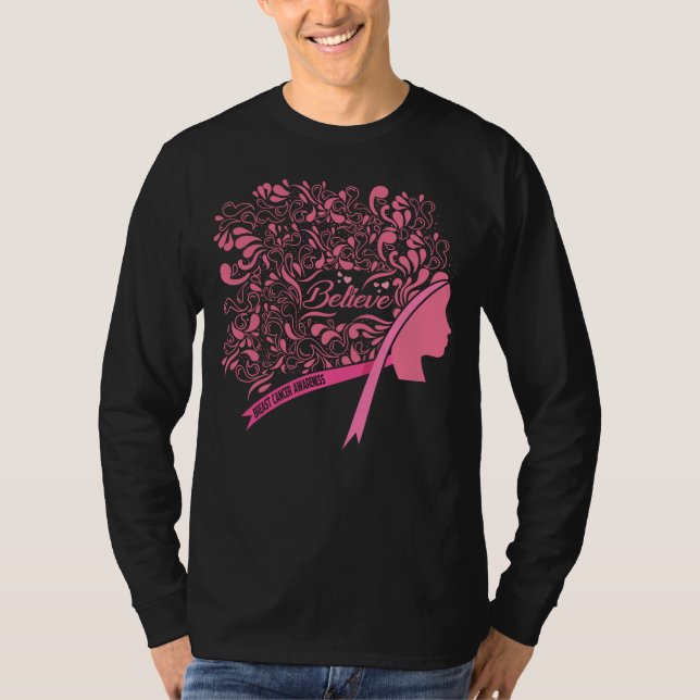 Guerrier du cancer du sein TShirt Sensibilisation  (Devant)