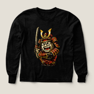 Guerrier Samouraï Japonais Armure Rouge Dessin Ani