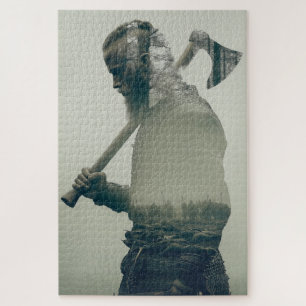 Guerrier Viking - Puzzle Double Exposition