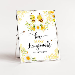 Guess how many honeycombs are in the jar poster